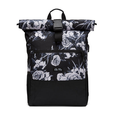 Ela Mo™ Rolltop Rucksack | Nightrose