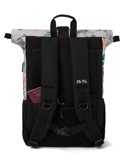 Ela Mo™ Rolltop Rucksack | Roses for You