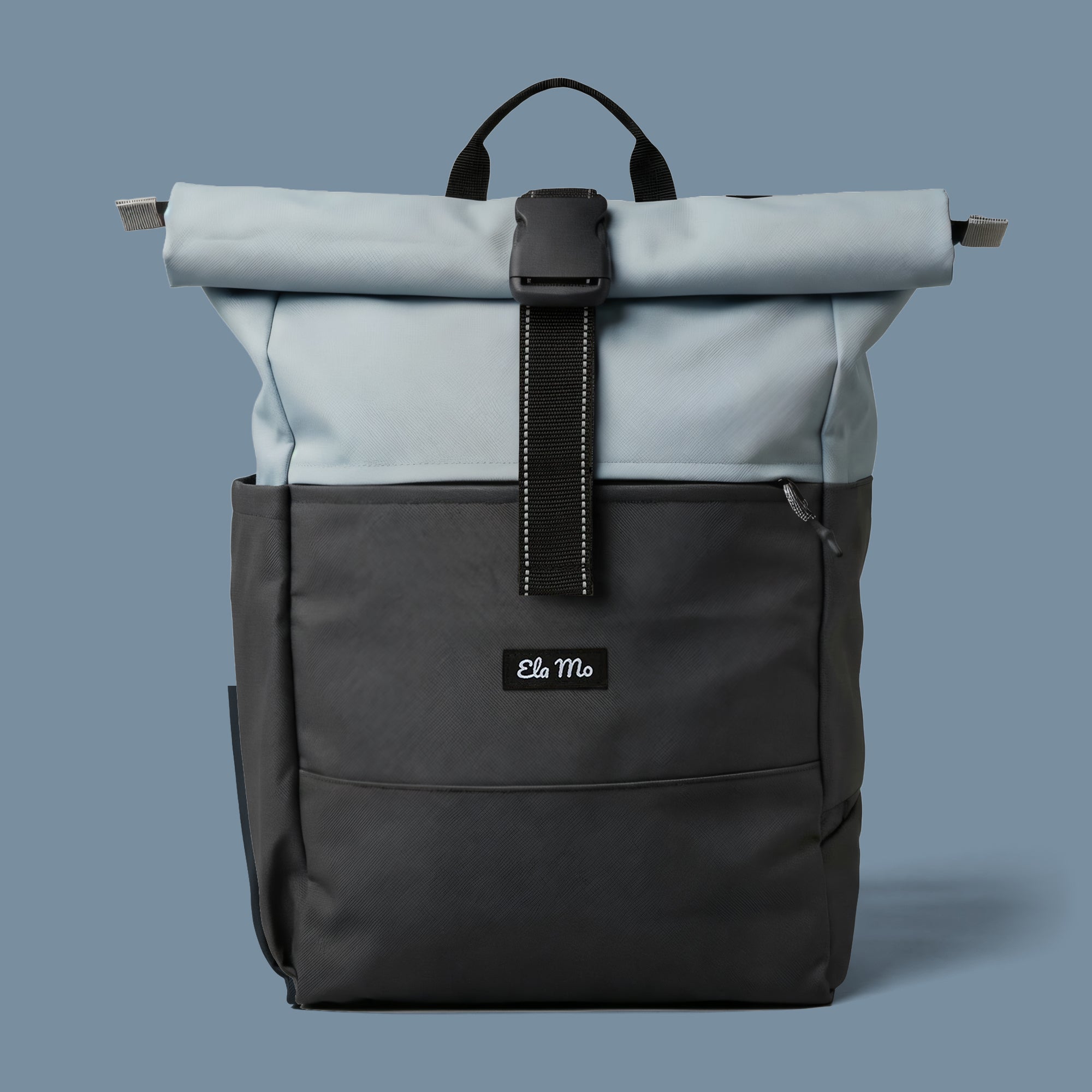 Ela Mo™ Rolltop Rucksack | Smoke Blue