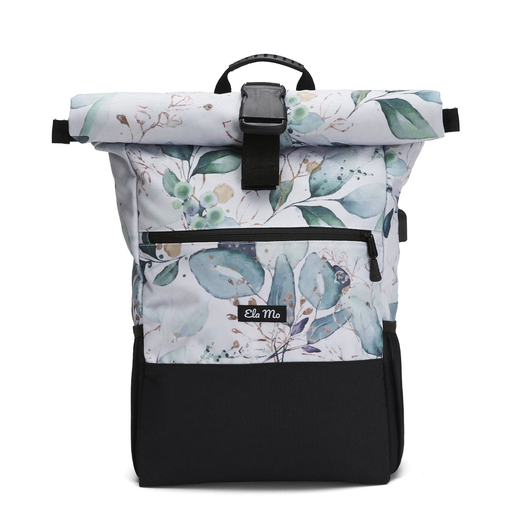 Ela Mo™ Rolltop Rucksack | Waterleaf Gold