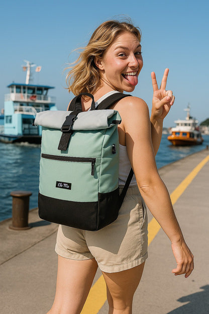 Ela Mo™ Rolltop Rucksack | Wunsch-Set