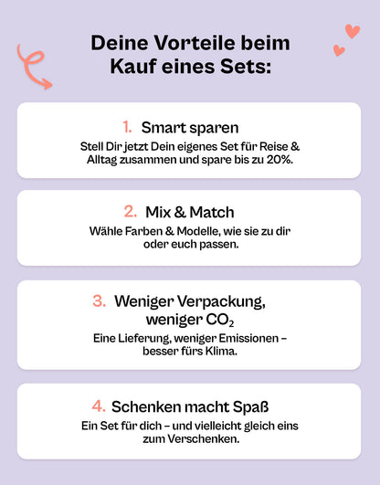 Ela Mo™ Rolltop + Schirm | Set