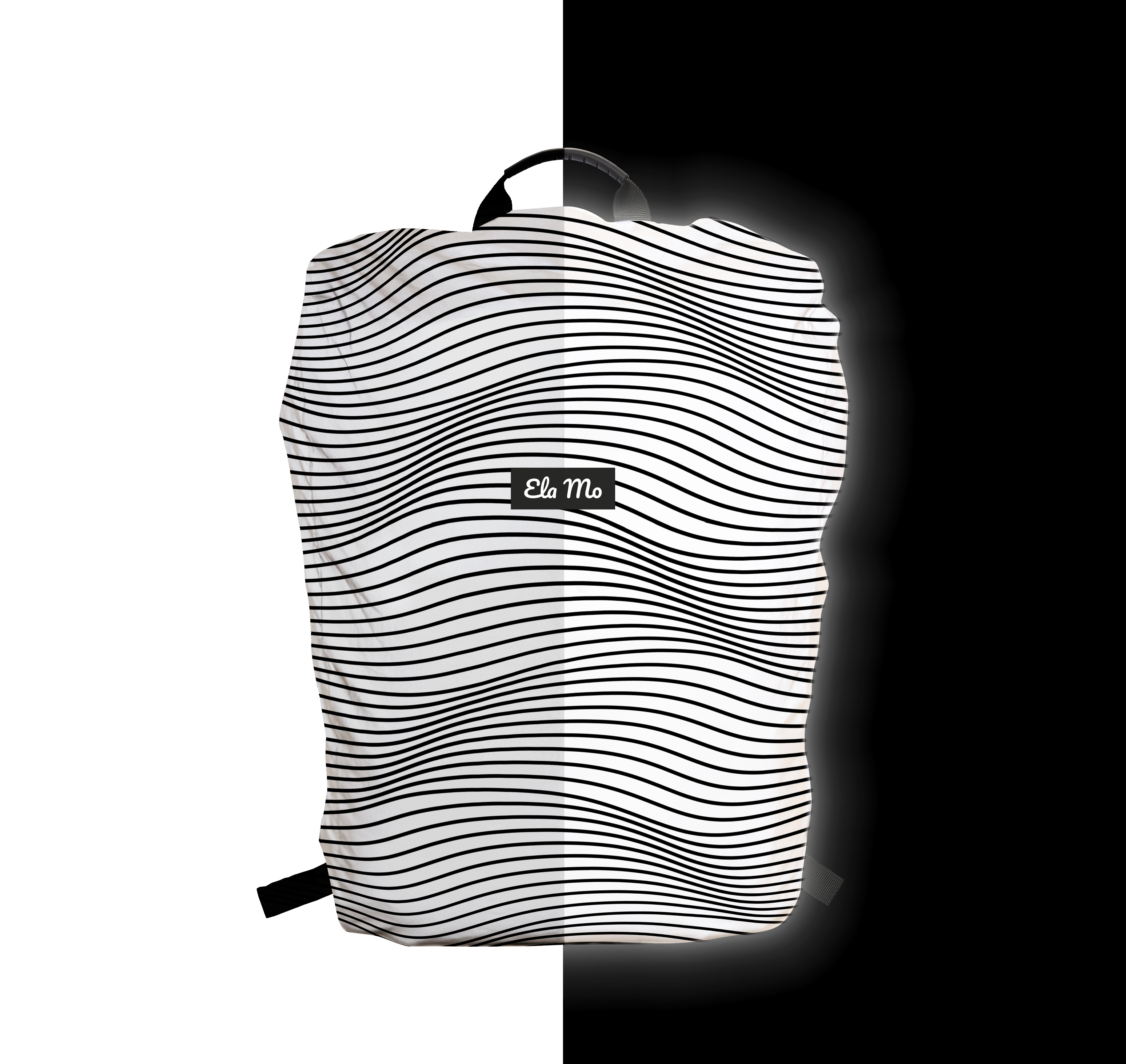 Ela Mo™ Rucksack Regenschutz Wave