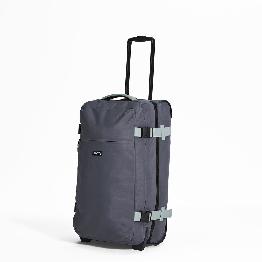 Ela Mo™ Reisetasche mit Rollen 78 Liter | Darkgrey Mint