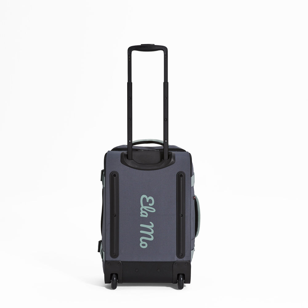 Ela Mo™ Reisetasche mit Rollen 42 Liter | Darkgrey Mint