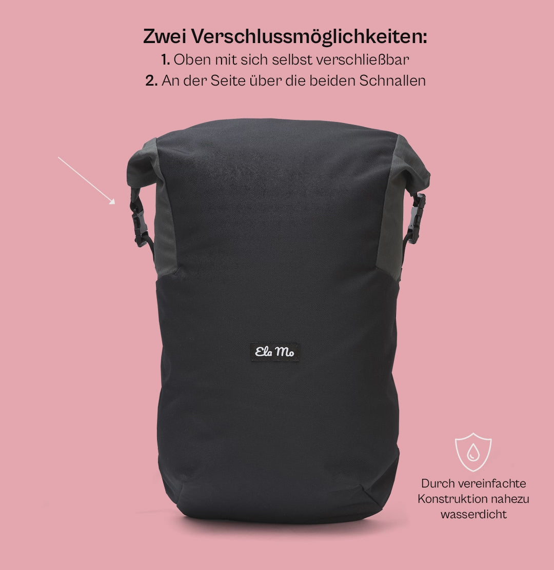 Ela Mo™ Rolltop Lite | Black