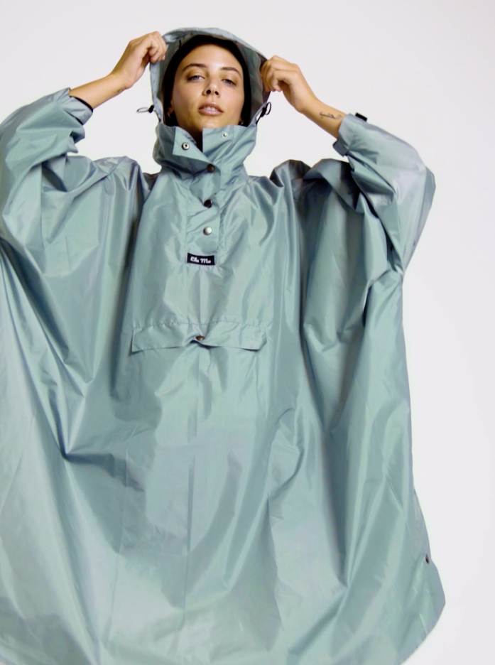 Ela Mo™ Regenponcho | Mint