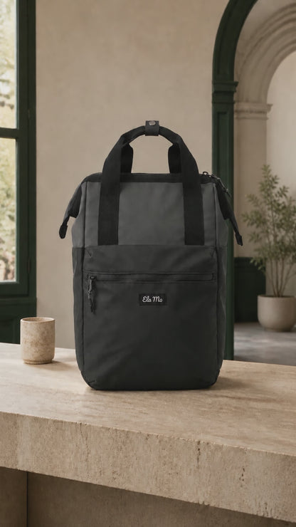 Ela Mo Topload Rucksack Coated Edition Slate – Produktvideo