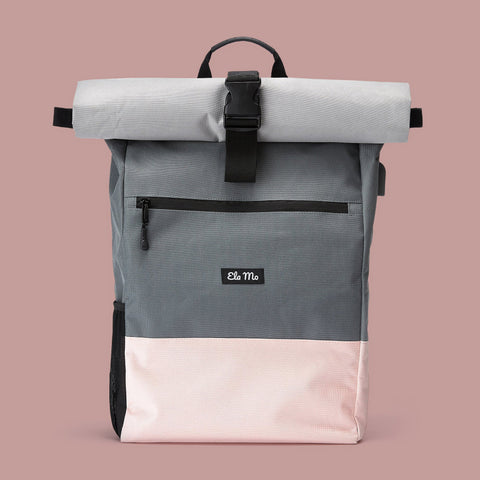 Ela Mo™ Rolltop Rucksack | Rose On Rocks