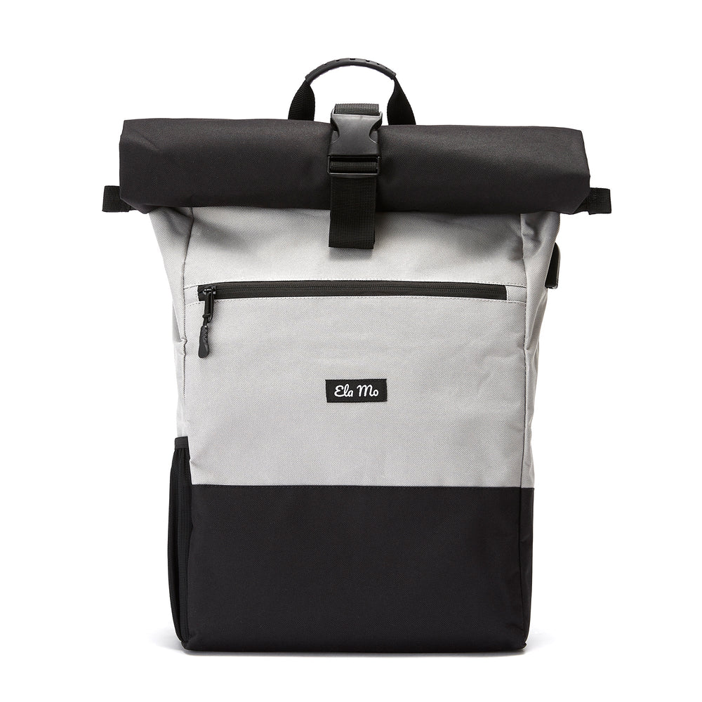Ela Mo™ Rolltop Rucksack | The Grey