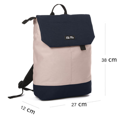 Ela Mo™ Daypack Rucksack | Pink & Blue