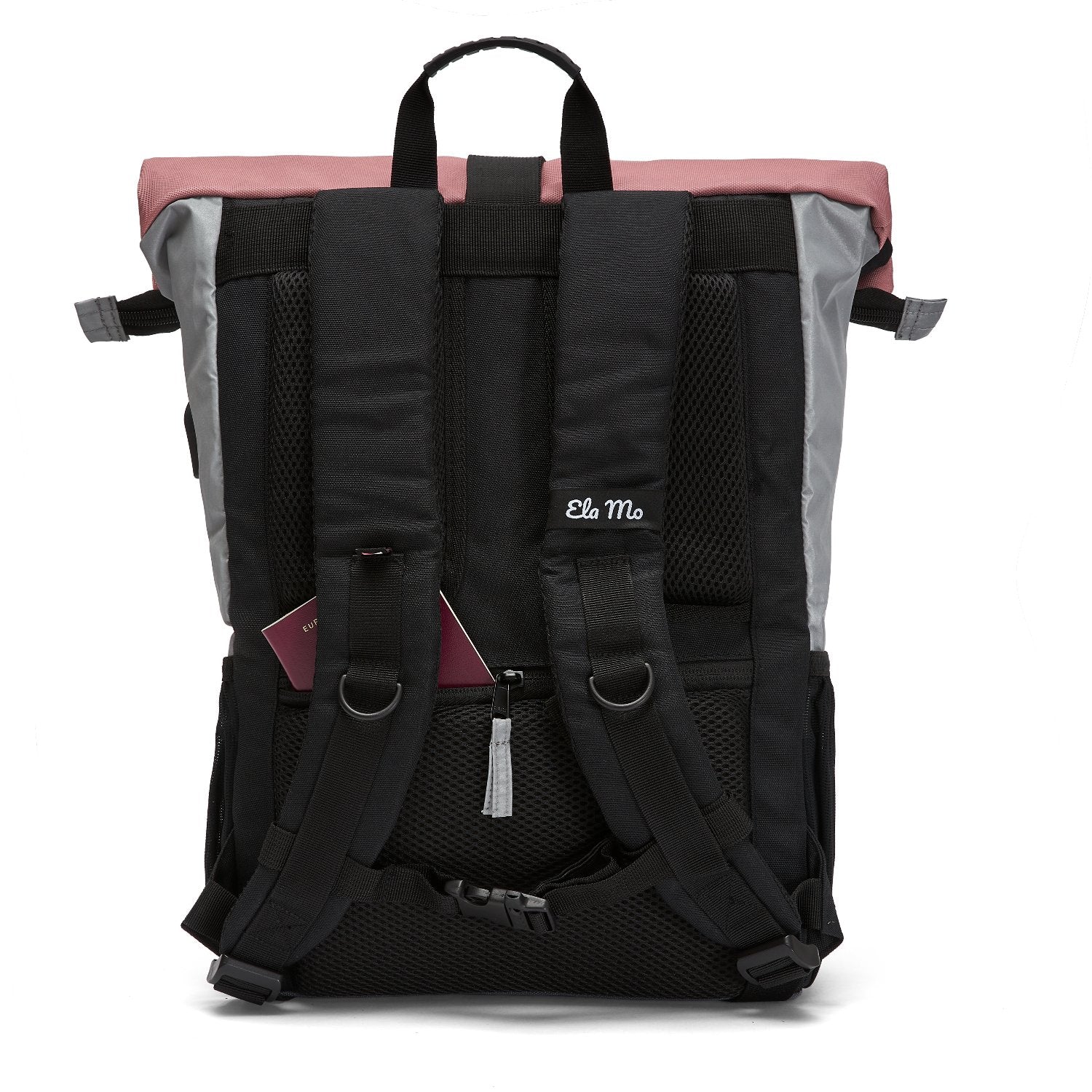  Ela Mo™ Rolltop Rucksack Night Edition | Peach