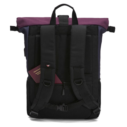 Ela Mo™ Rolltop Rucksack | Berry