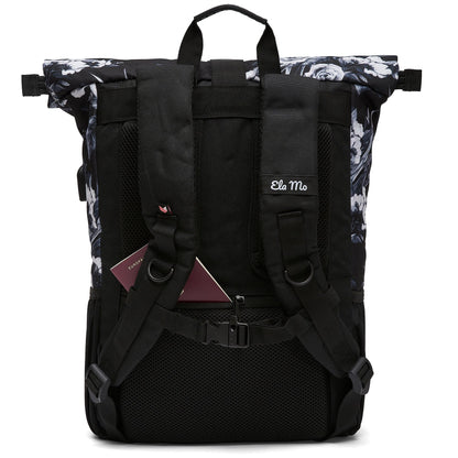 Ela Mo™ Rolltop Rucksack | Nightrose