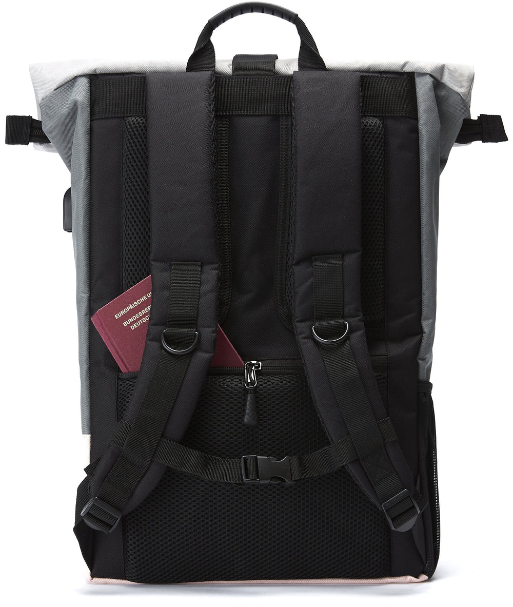 Ela Mo™ Rolltop Rucksack | Rose On Rocks