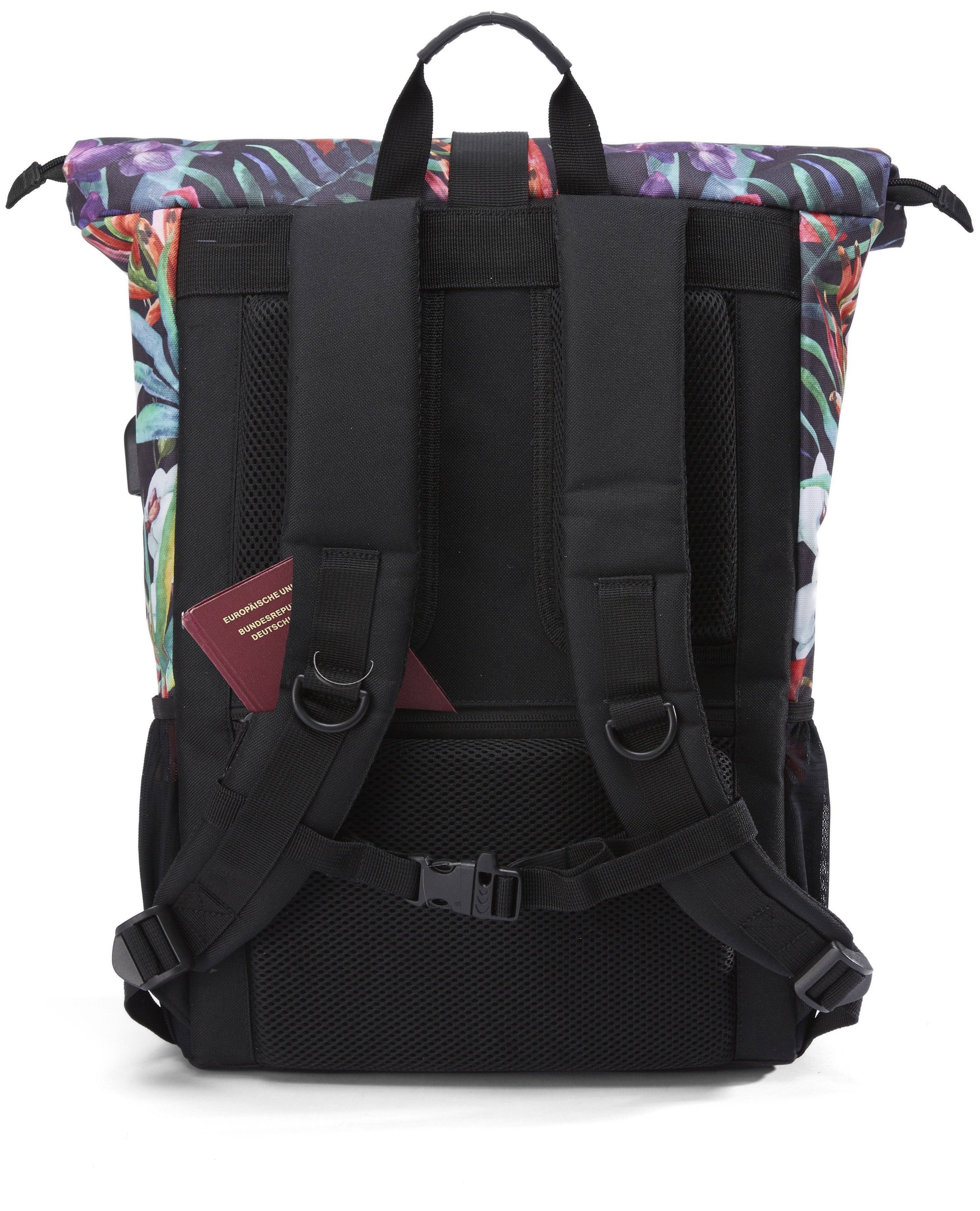 Tropical Heat  Ela Mo™ Rolltop Rucksack | Tropical Heat